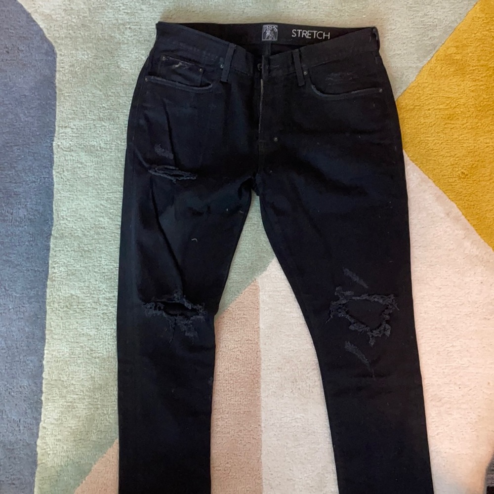 PRPS black size 33 stretch fit skinny jeans new